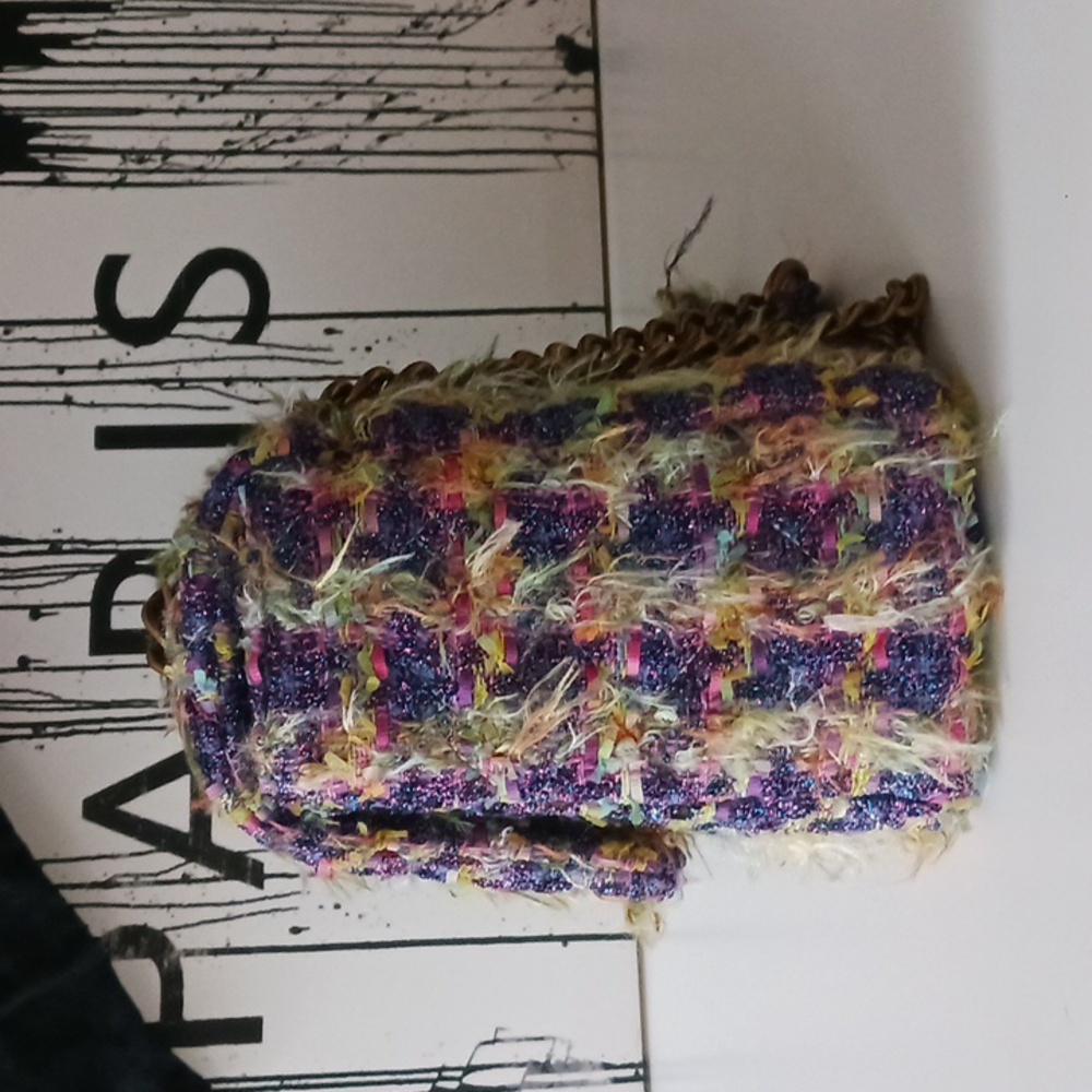 Kurt Geiger The Kensigton Tweed Large Crossbody/ Shoulder Bag+Dust Bag,14" Lengh - Picture 15 of 16